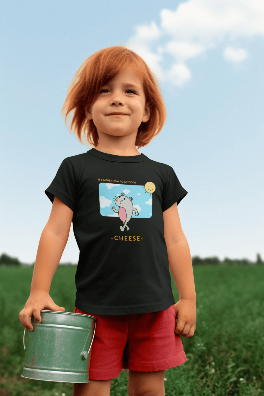 its a great day round neck 100% cotton t shirt