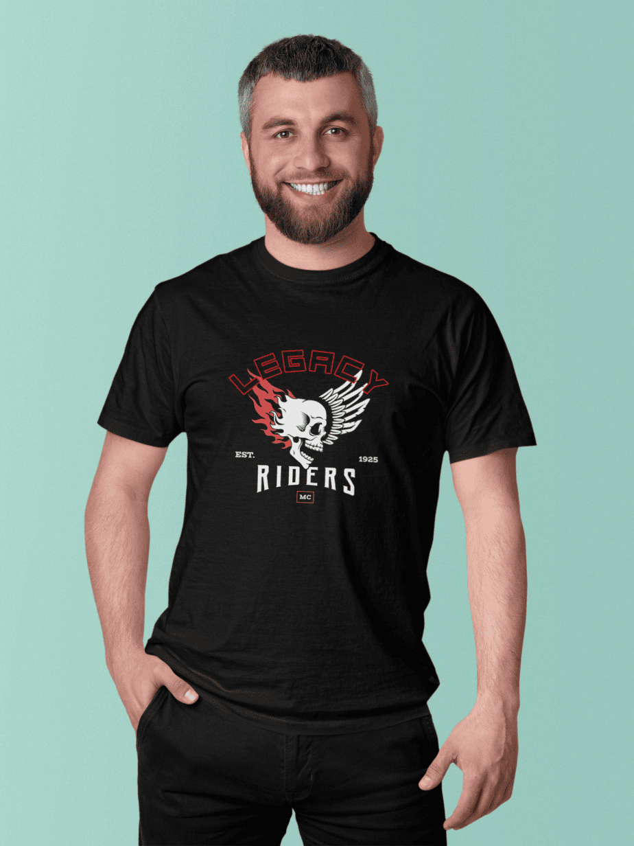 house of wolfs half sleeve unisex cotton t shirt (copy)