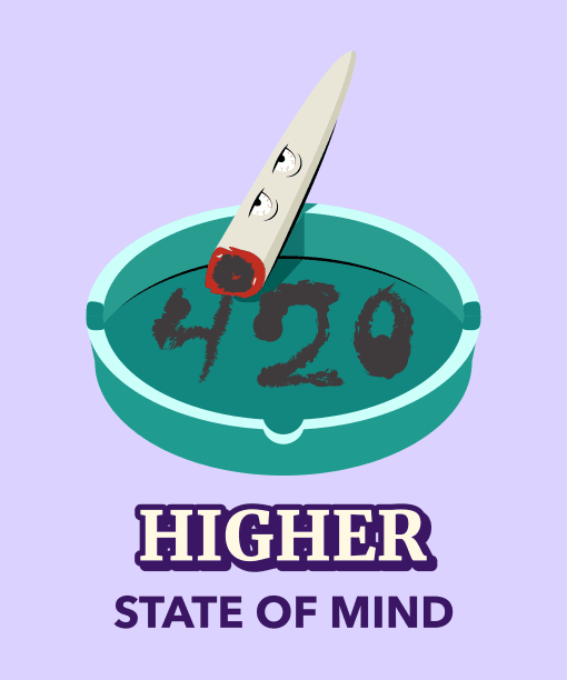 higher state of mind half sleeve unisex cotton t shirt