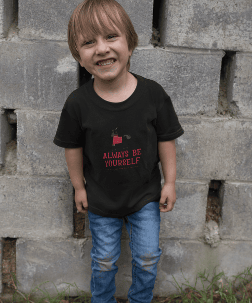 always be yourself round neck 100% cotton t shirt