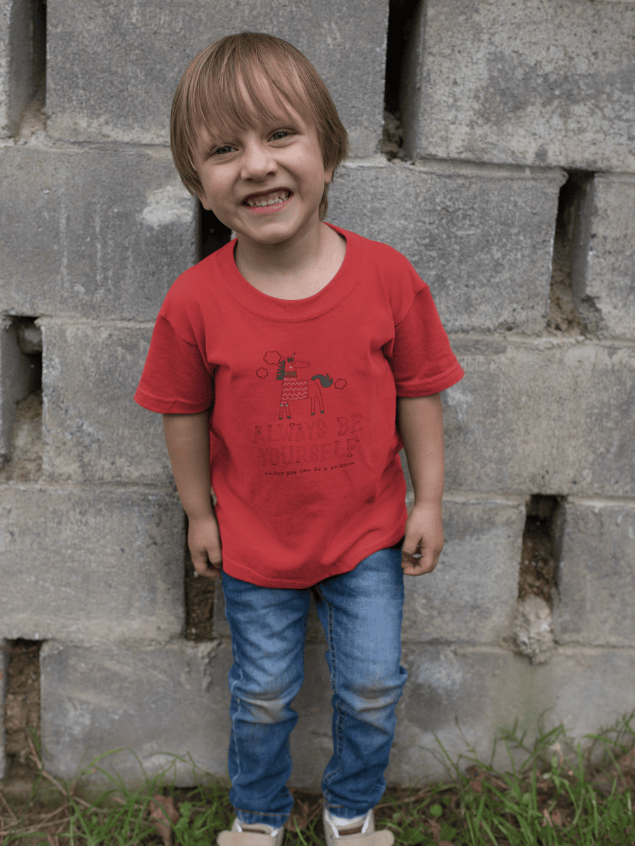 always be yourself round neck 100% cotton t shirt