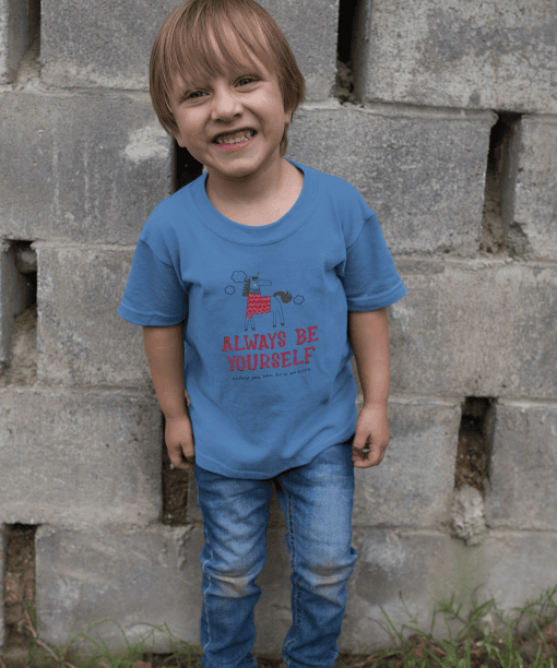 always be yourself round neck 100% cotton t shirt
