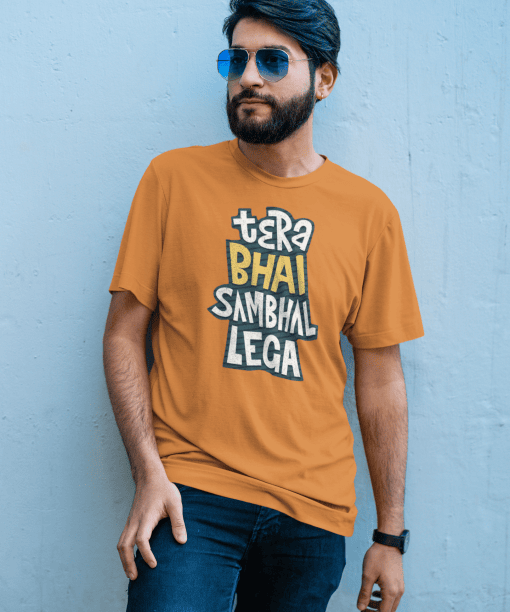 stay sanskari half sleeve unisex cotton t shirt (copy)