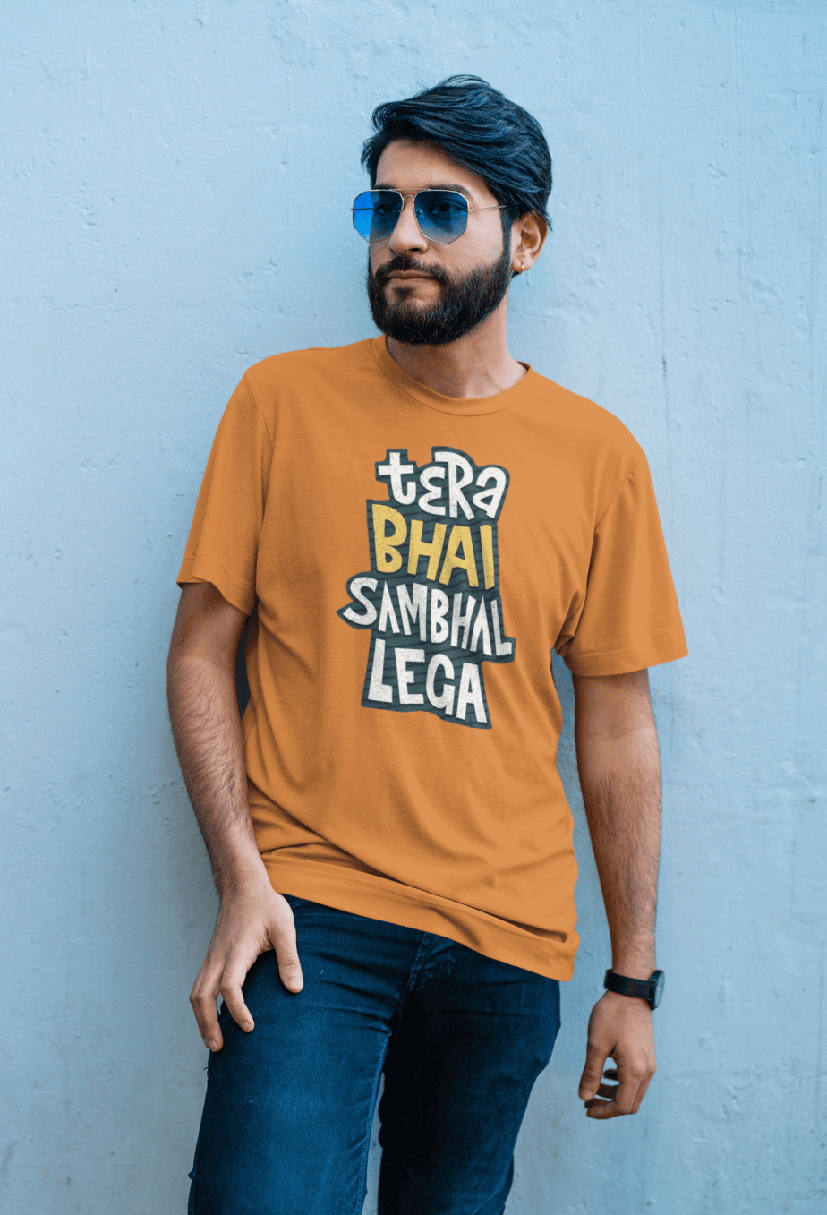 stay sanskari half sleeve unisex cotton t shirt (copy)