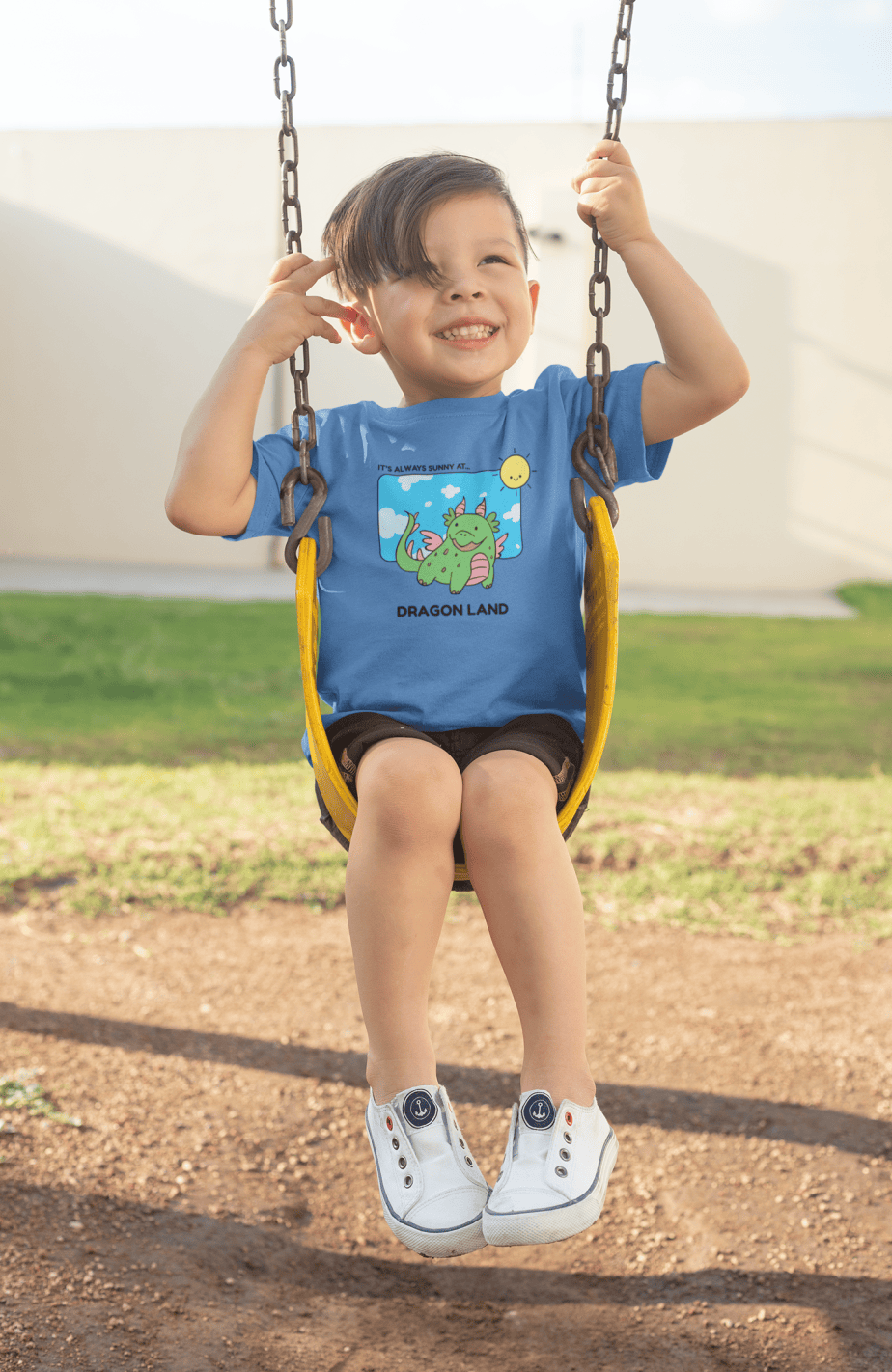 dragon land round neck 100% cotton t shirt