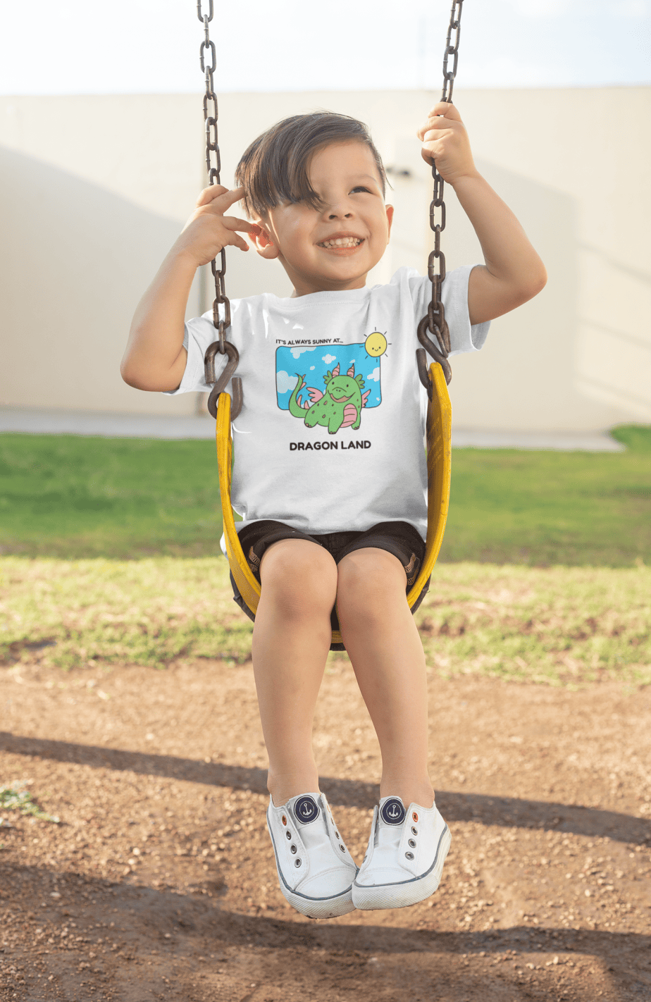 dragon land round neck 100% cotton t shirt