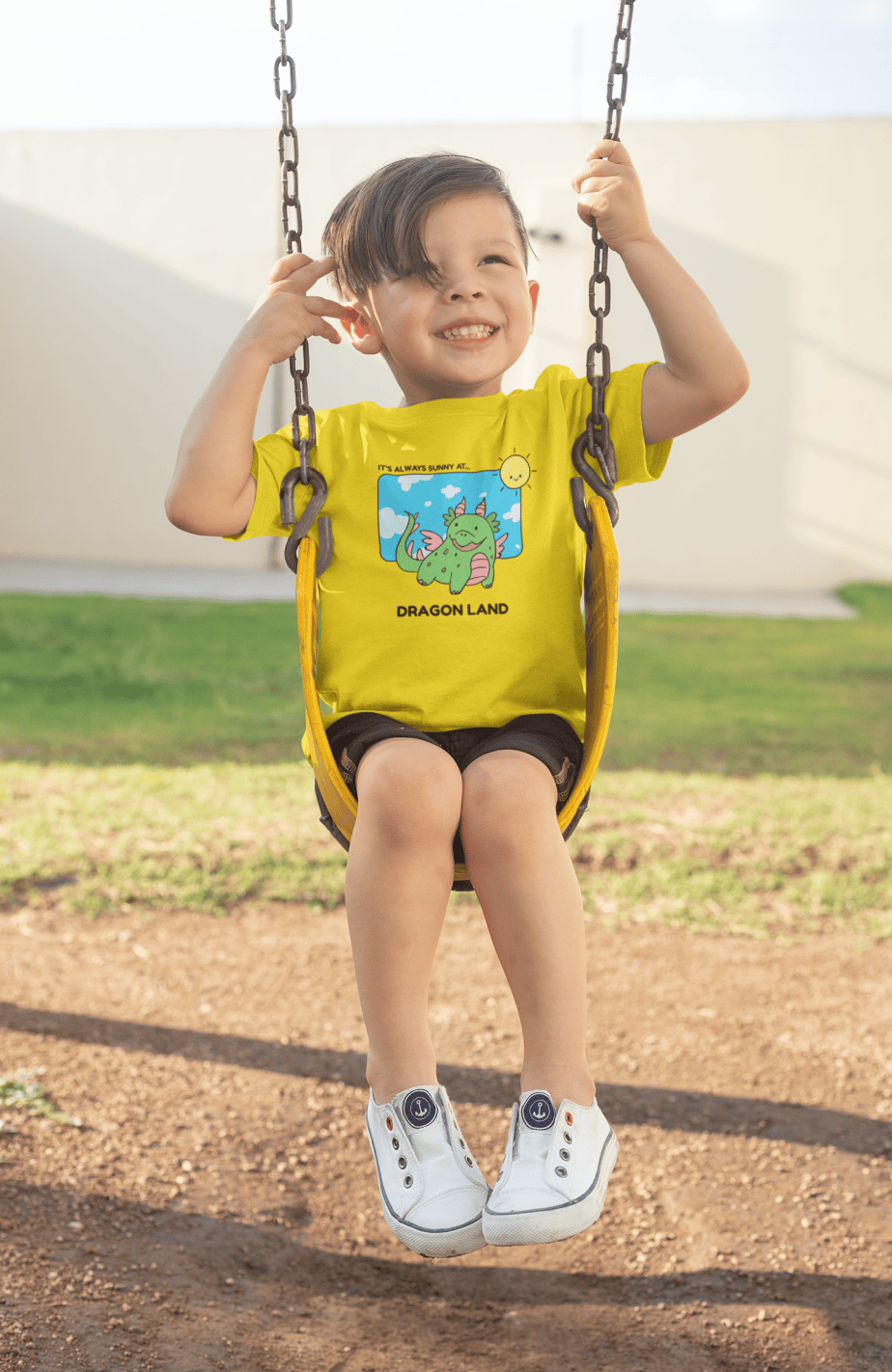 dragon land round neck 100% cotton t shirt