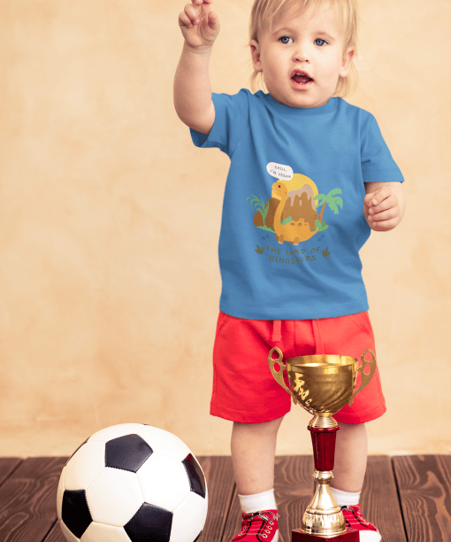 t shirt mockup of a little boy with a soccer ball and a trophy 43081 r el2 (2)