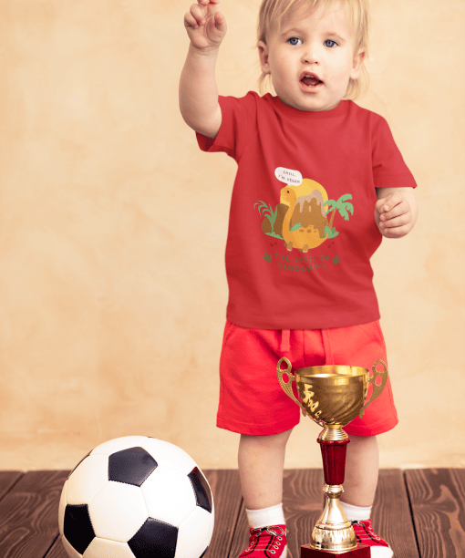 t shirt mockup of a little boy with a soccer ball and a trophy 43081 r el2 (3)