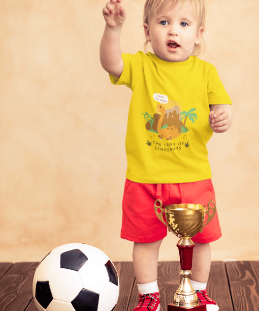 t shirt mockup of a little boy with a soccer ball and a trophy 43081 r el2 (8)