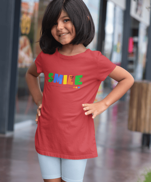 smile it’s always a good day to start again round neck 100% cotton t shirt