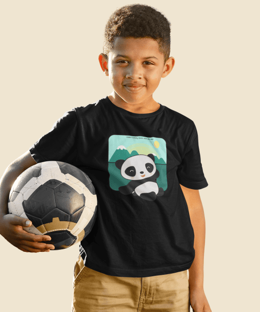make happy those who are near round neck 100% cotton t shirt