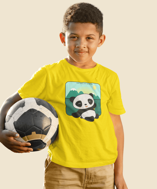 make happy those who are near round neck 100% cotton t shirt