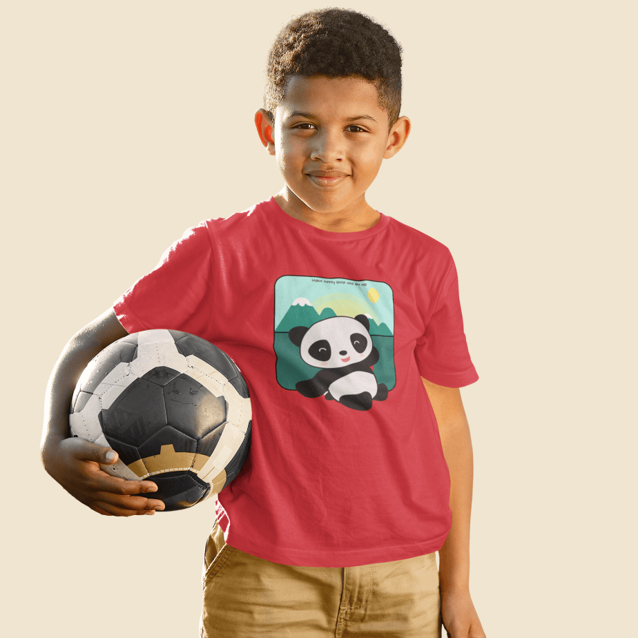 make happy those who are near round neck 100% cotton t shirt