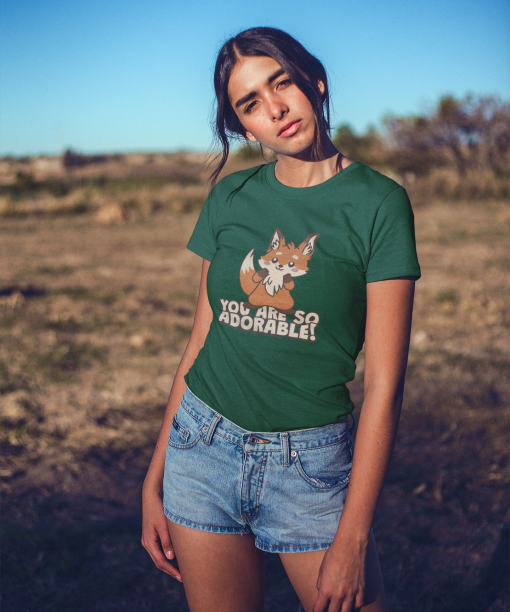 you are so adorable half sleeve unisex cotton t shirt