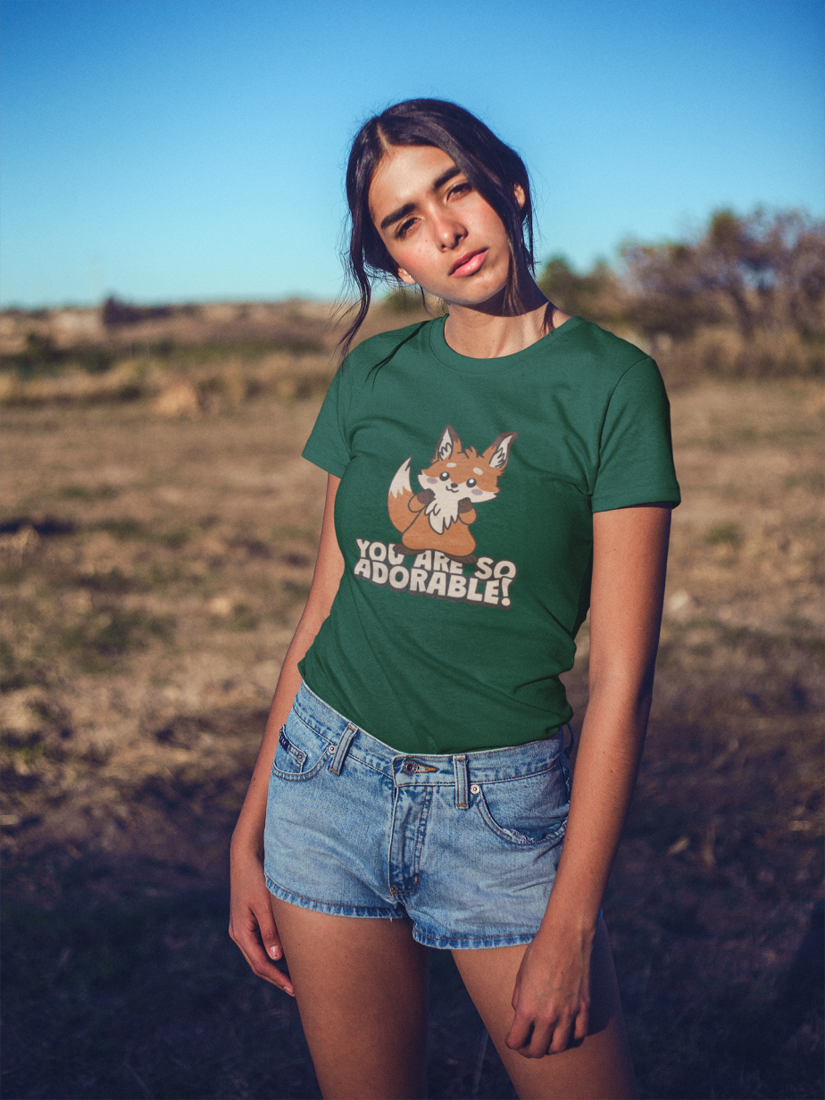 you are so adorable half sleeve unisex cotton t shirt