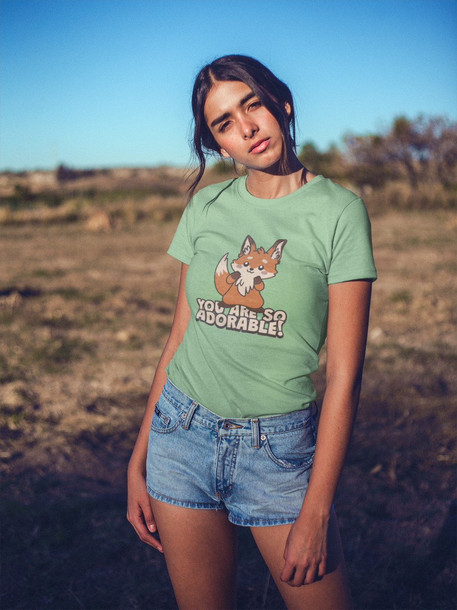 you are so adorable half sleeve unisex cotton t shirt