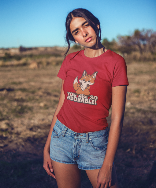 you are so adorable half sleeve unisex cotton t shirt