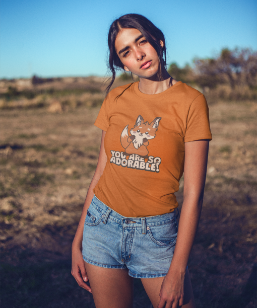 you are so adorable half sleeve unisex cotton t shirt