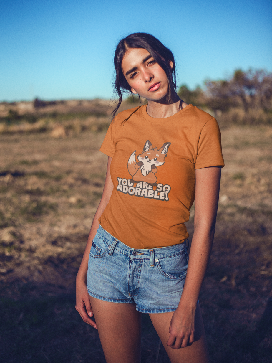 you are so adorable half sleeve unisex cotton t shirt