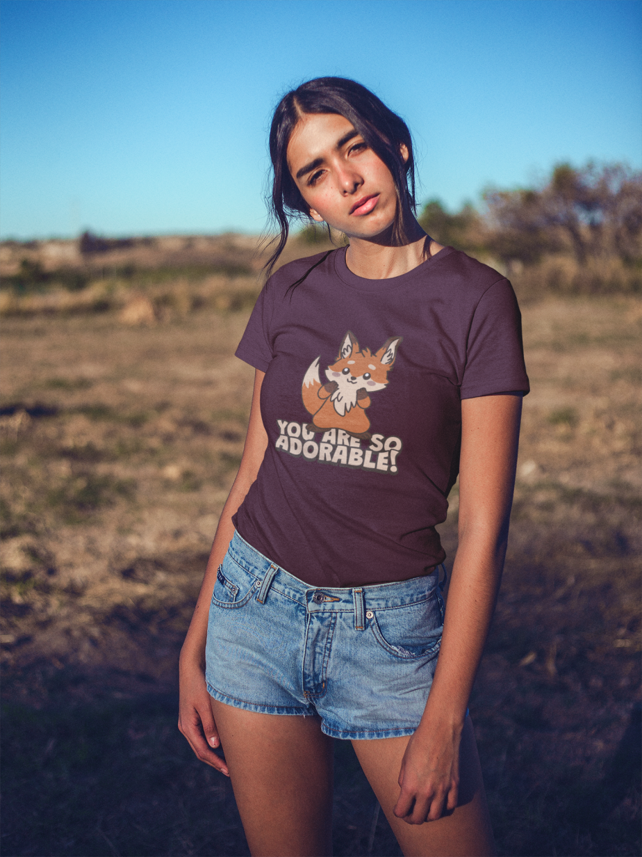 you are so adorable half sleeve unisex cotton t shirt
