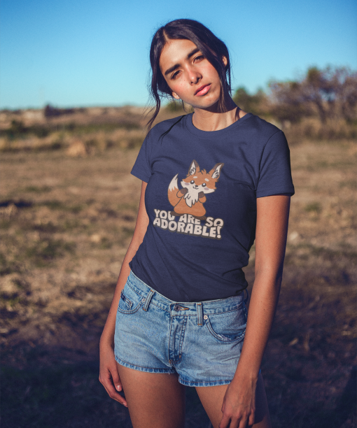 you are so adorable half sleeve unisex cotton t shirt