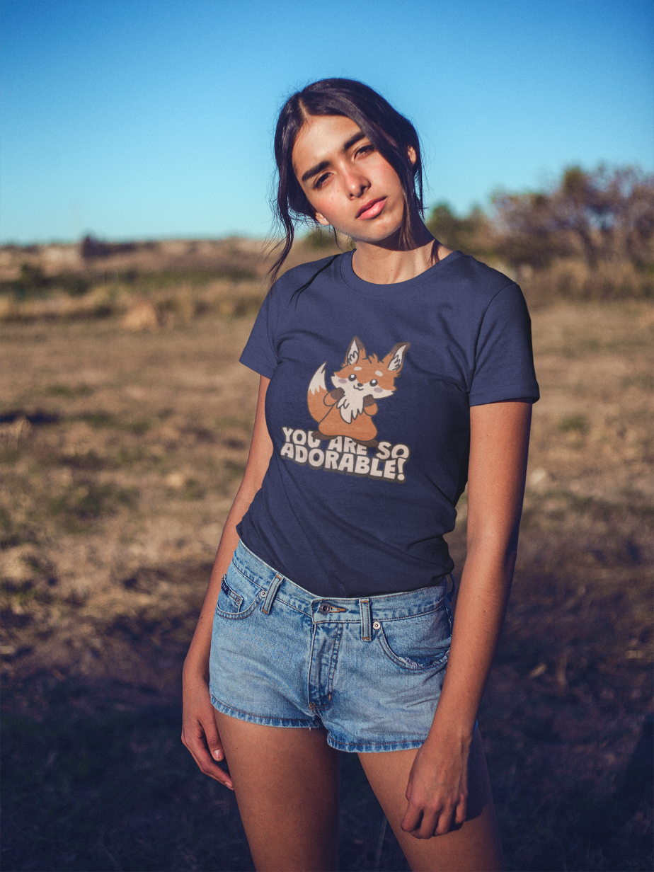 you are so adorable half sleeve unisex cotton t shirt