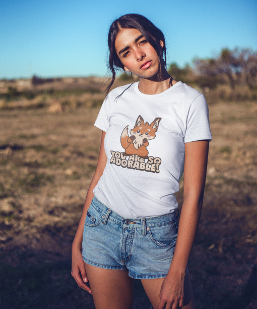 you are so adorable half sleeve unisex cotton t shirt