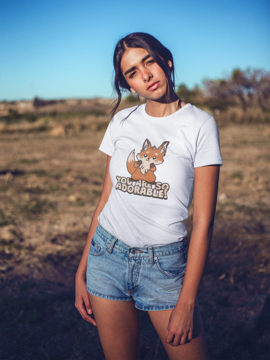 you are so adorable half sleeve unisex cotton t shirt