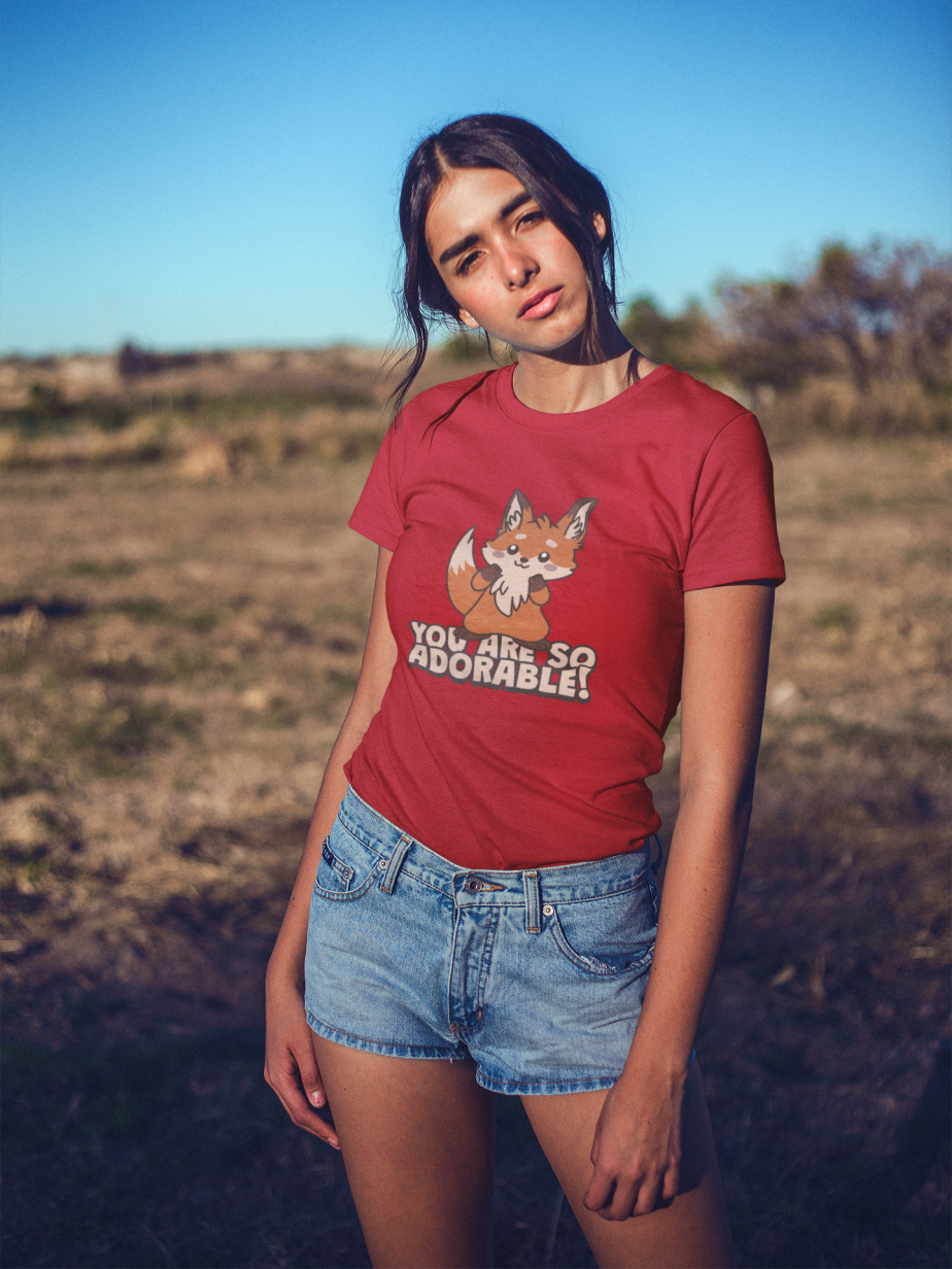 you are so adorable half sleeve unisex cotton t shirt