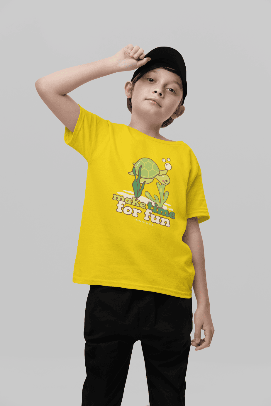 living the high life! round neck 100% cotton t shirt for kids (copy)