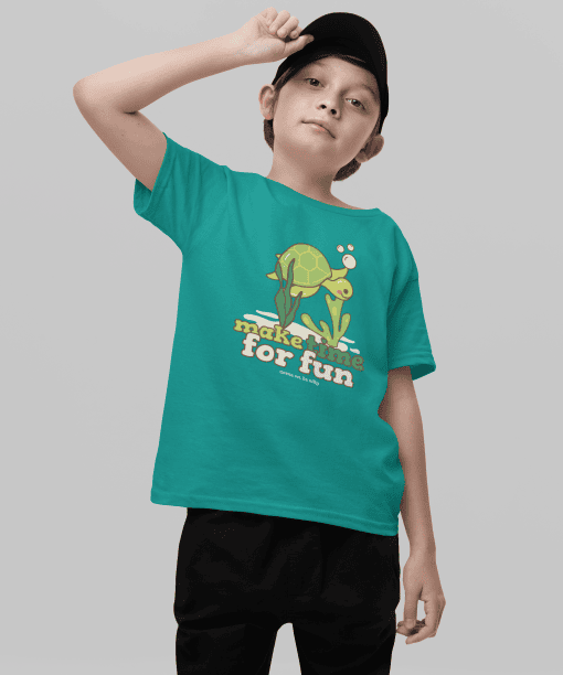 living the high life! round neck 100% cotton t shirt for kids (copy)