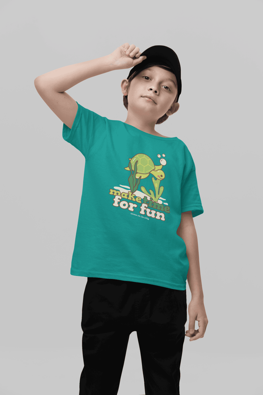 living the high life! round neck 100% cotton t shirt for kids (copy)
