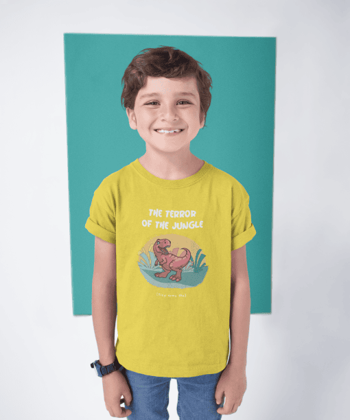 the froggy rider round neck 100% cotton t shirt for kids (copy)