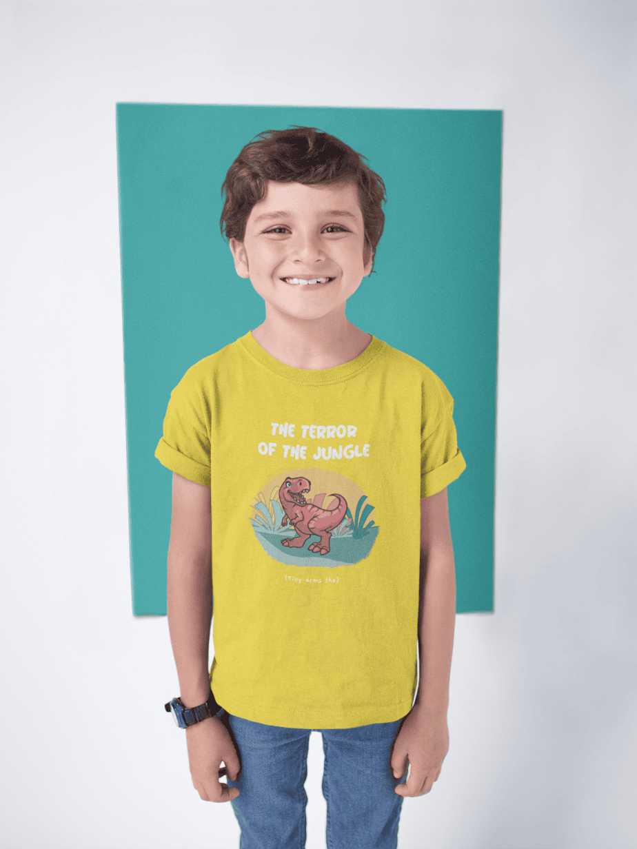 the froggy rider round neck 100% cotton t shirt for kids (copy)