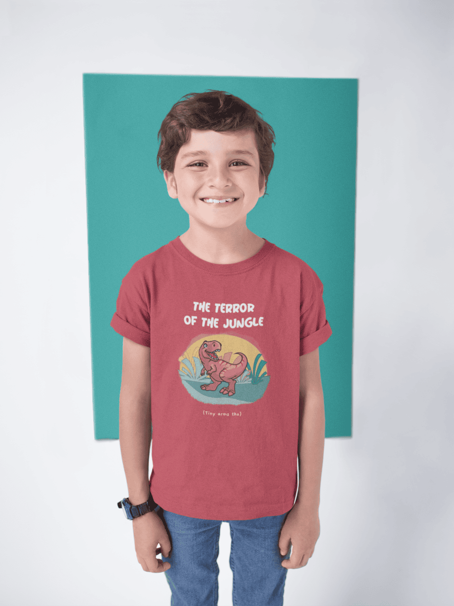 the froggy rider round neck 100% cotton t shirt for kids (copy)