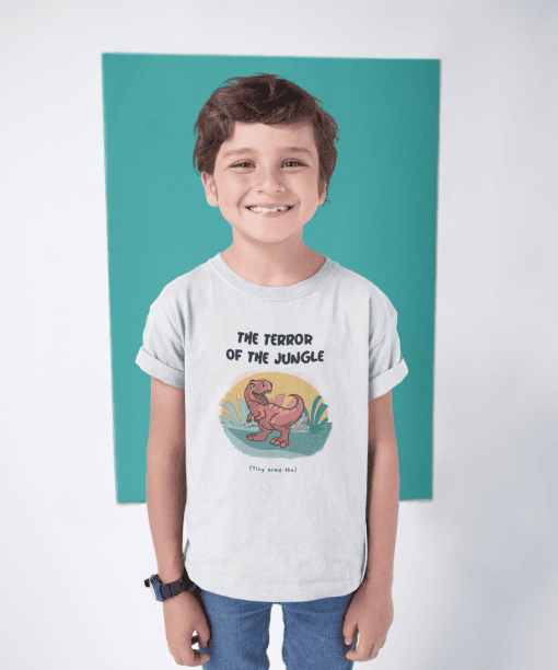 the froggy rider round neck 100% cotton t shirt for kids (copy)