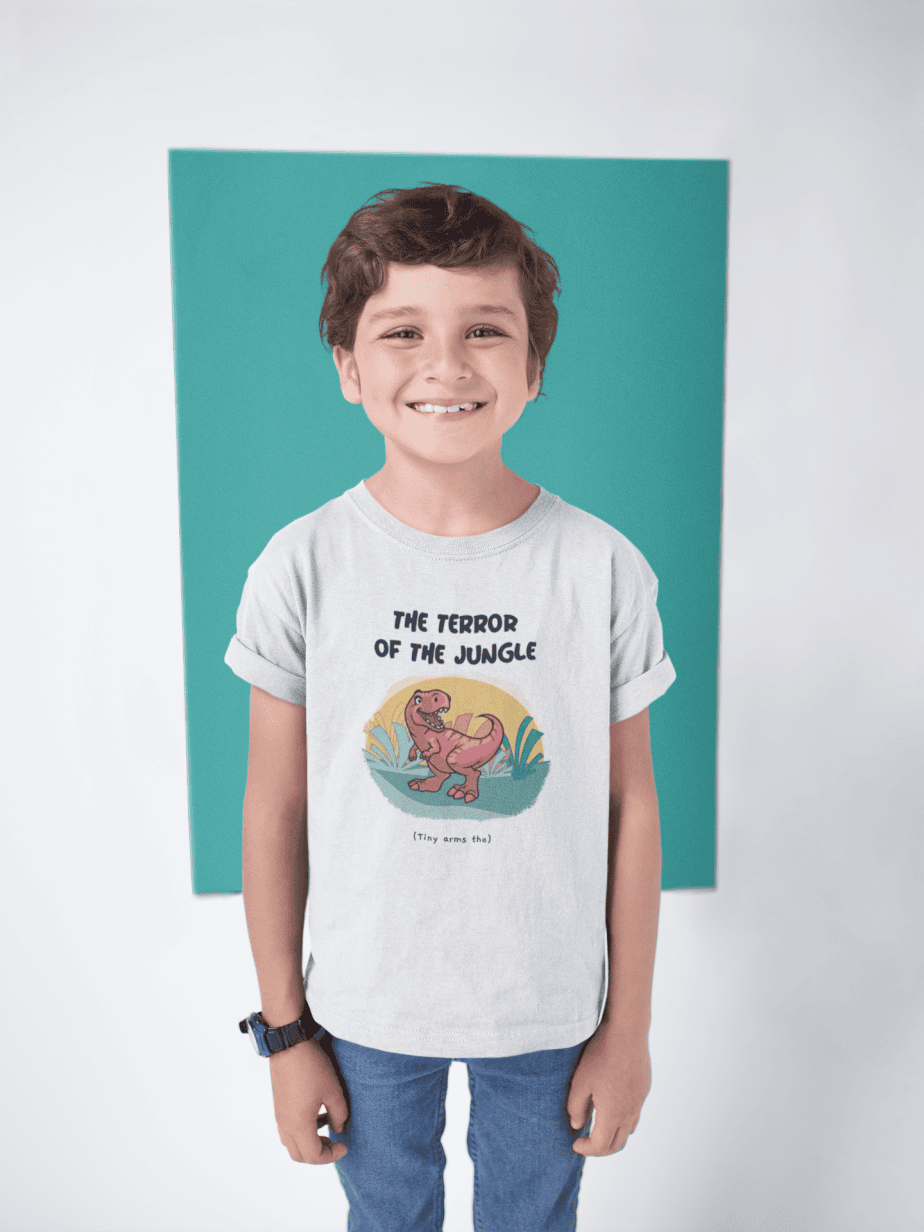 the froggy rider round neck 100% cotton t shirt for kids (copy)