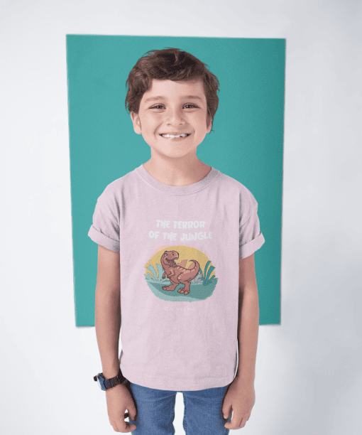 the froggy rider round neck 100% cotton t shirt for kids (copy)