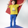 catasana, think outside the box round neck 100% cotton t shirt