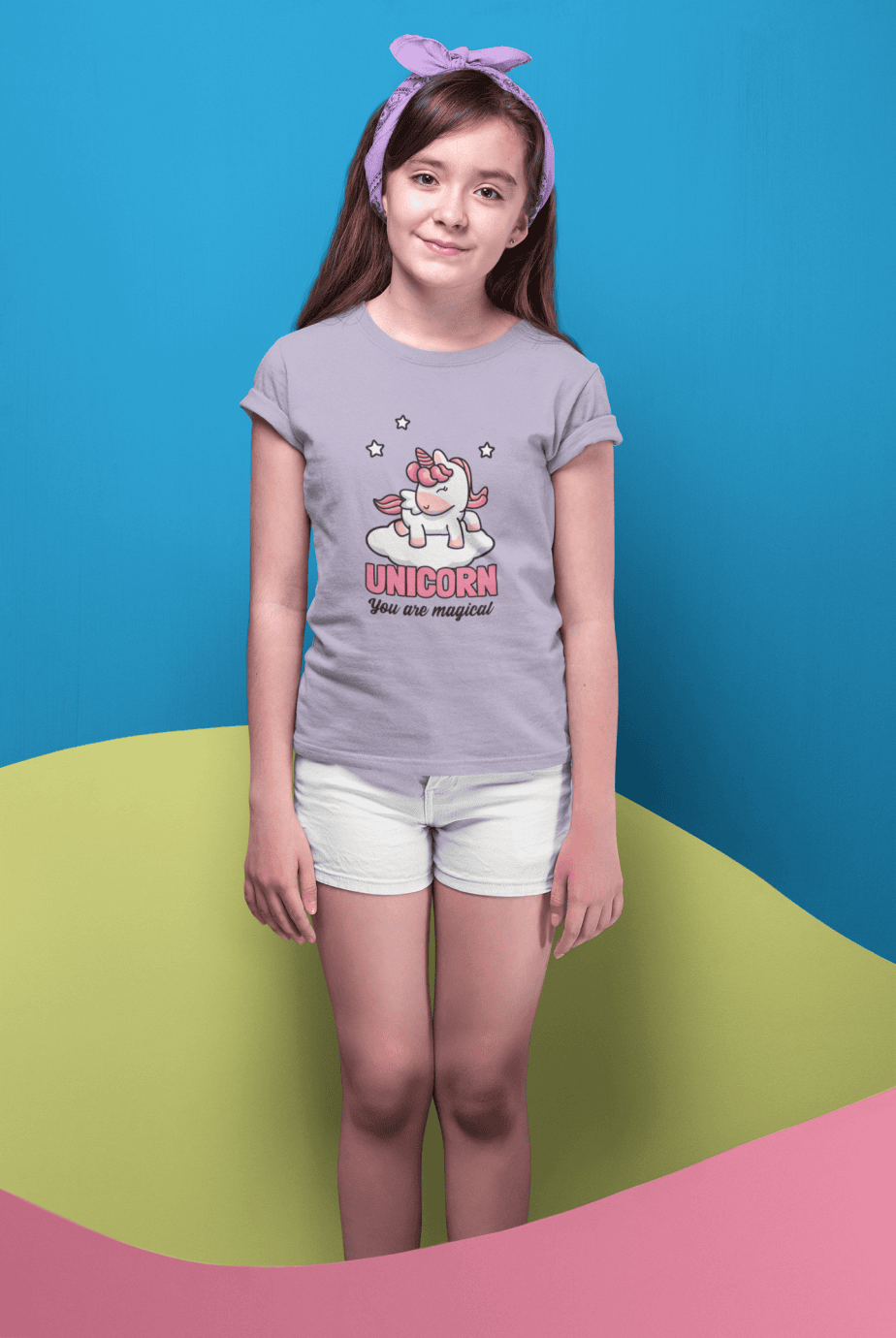 unicorn you are magical round neck 100% cotton t shirt for kids