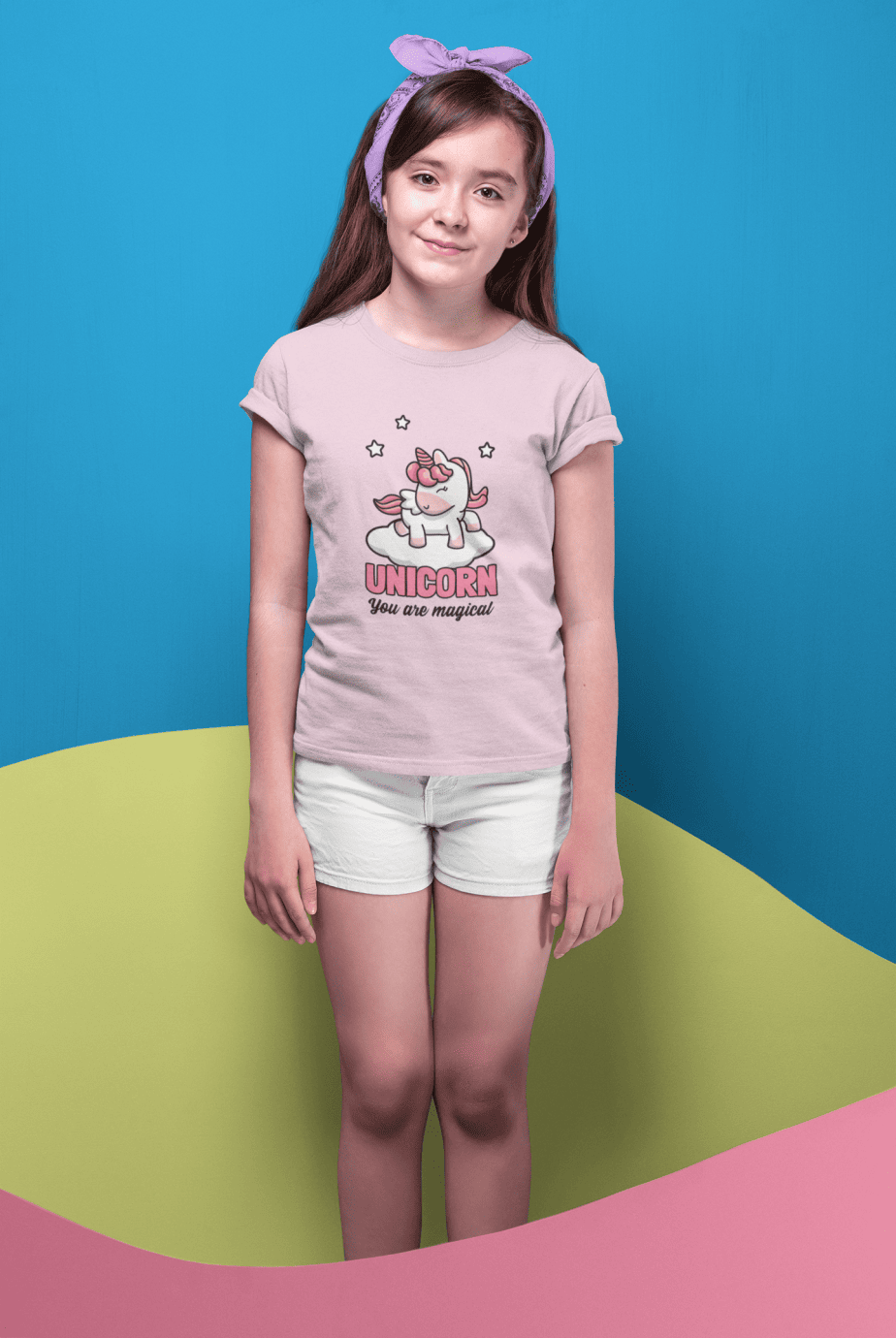 unicorn you are magical round neck 100% cotton t shirt for kids