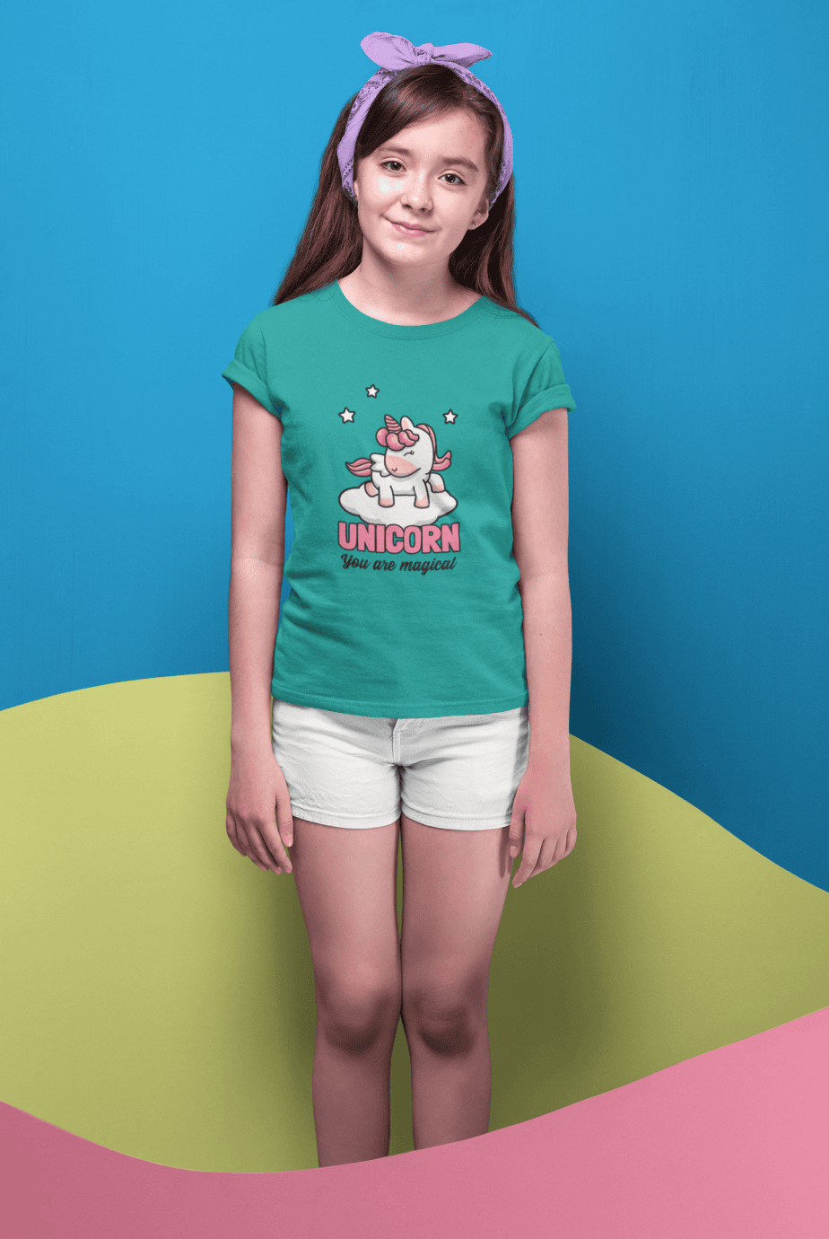 unicorn you are magical round neck 100% cotton t shirt for kids