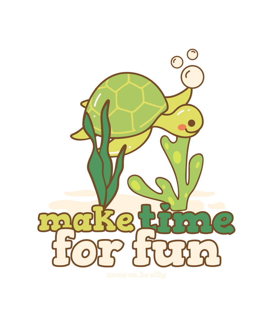 make time for fun round neck 100% cotton t shirt for kids