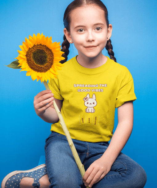 speed it up! enjoy the ride round neck 100% cotton t shirt for kids (copy)