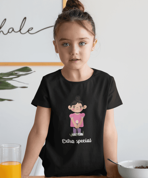 extra special round neck 100% cotton t shirt for kids