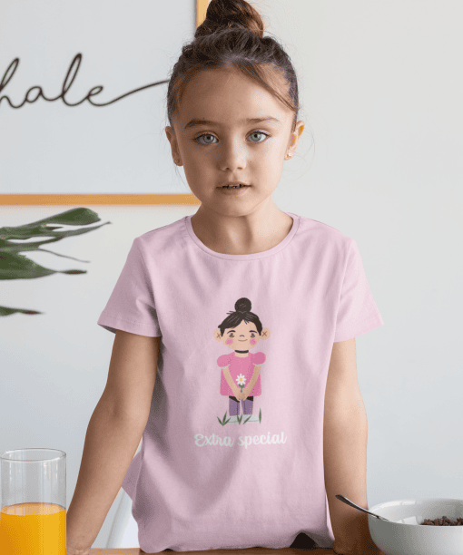 extra special round neck 100% cotton t shirt for kids