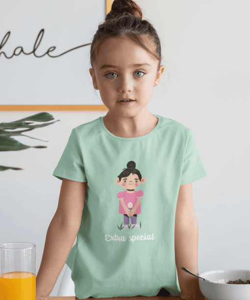 extra special round neck 100% cotton t shirt for kids