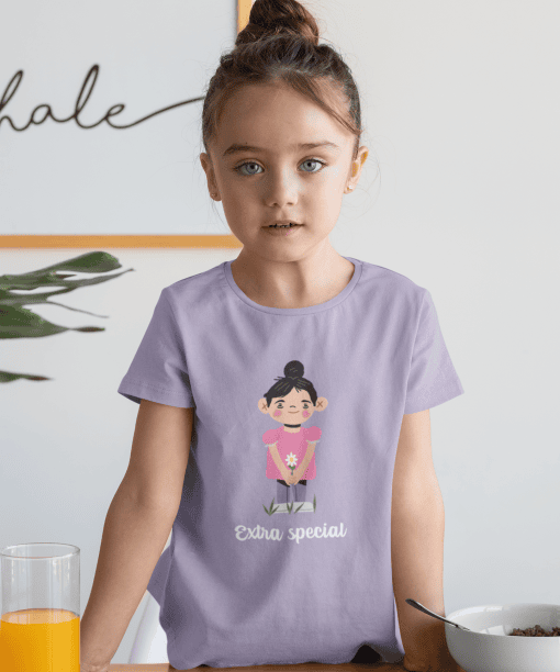 extra special round neck 100% cotton t shirt for kids