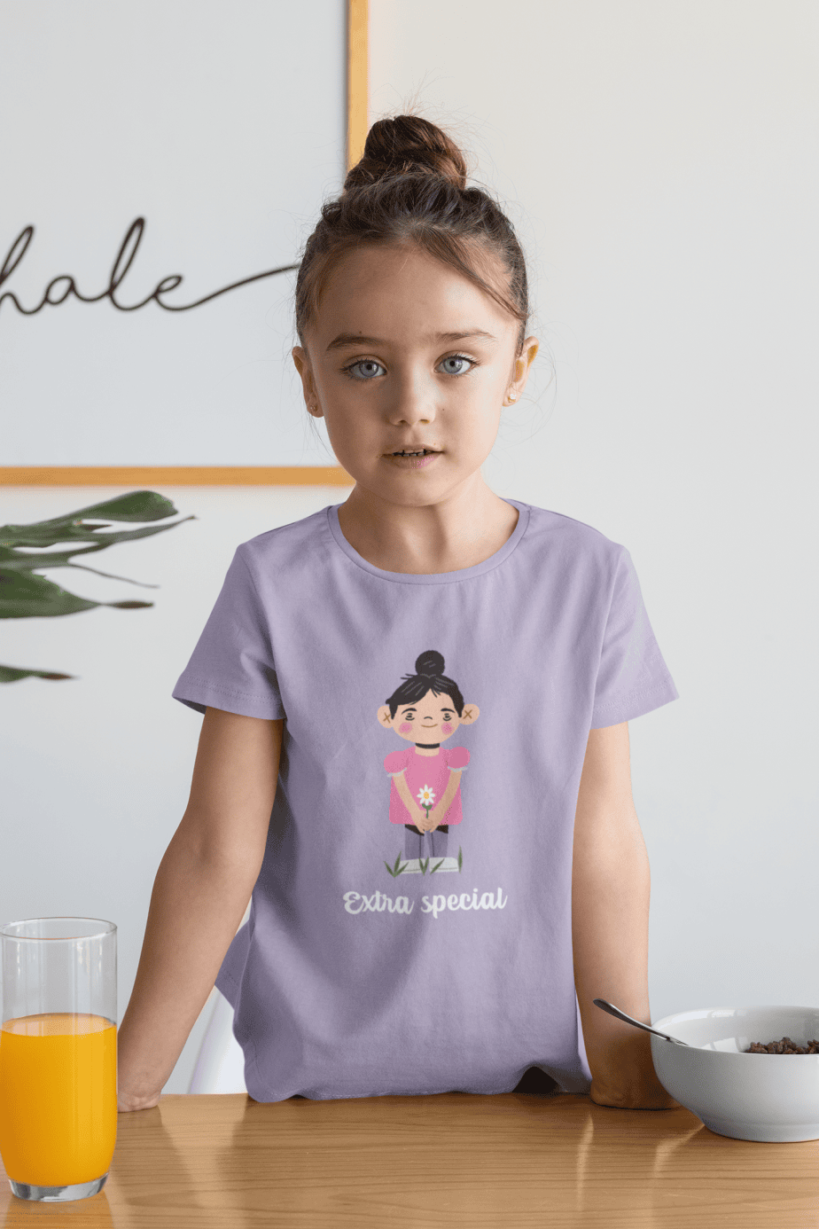 extra special round neck 100% cotton t shirt for kids